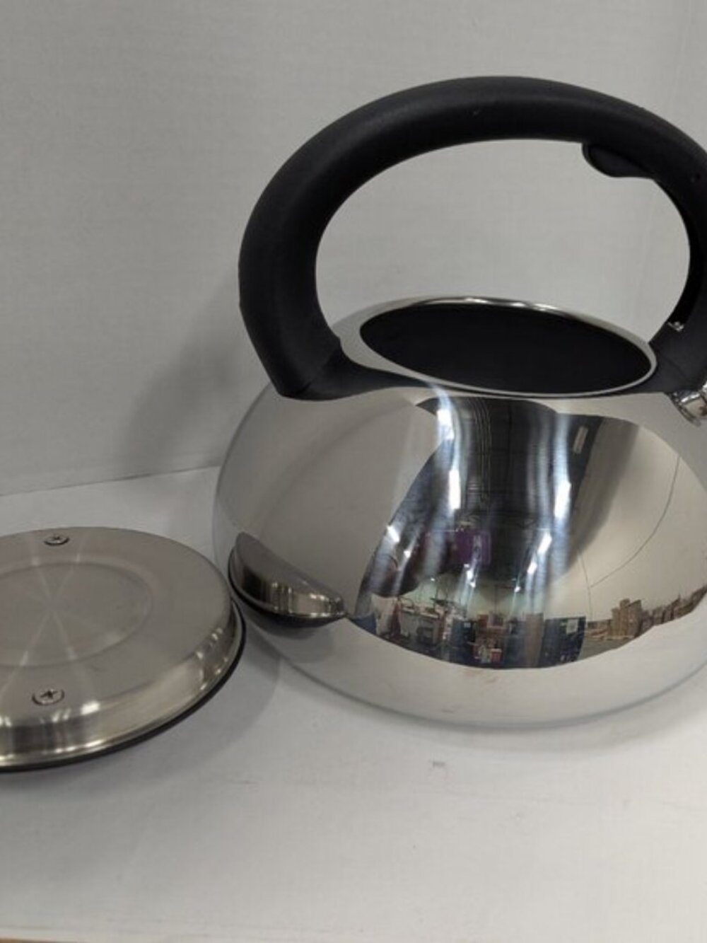 Mr. Coffee Harpwell 2 Qt Stainless Steel Whistling Tea Kettle - Picture 2 of 5
